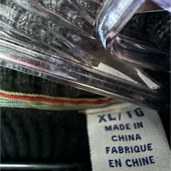 Tommy Bahama Tidemark Half-Zip Sweater Waffle Knit Quarter Zip Size XL Gray - Picture 4 of 5